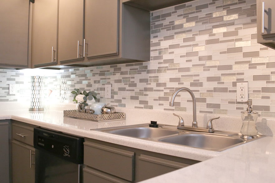 Check out this amazing backsplash