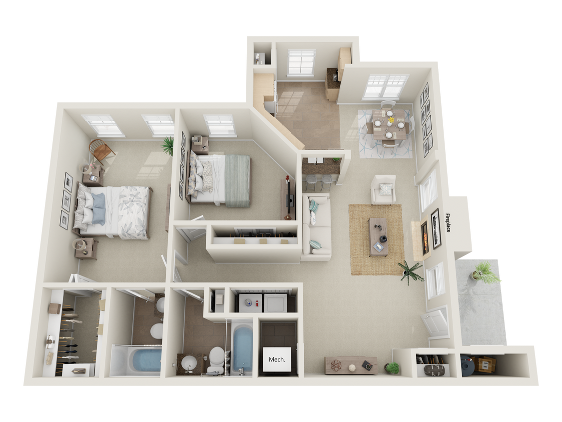 Floor Plan - The White Bay