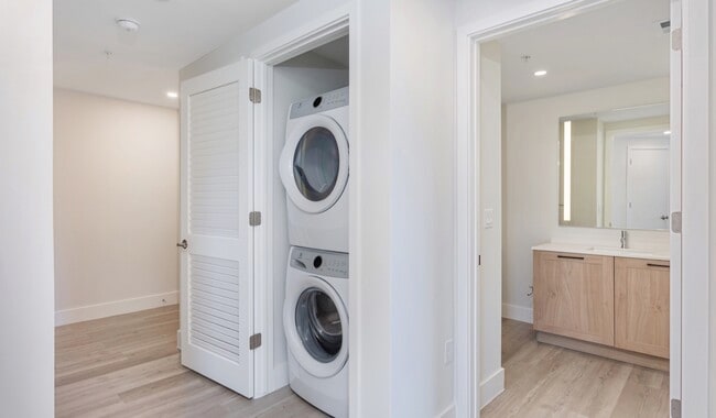Your apartment is equipped with in-unit laundry