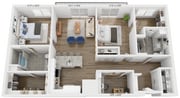 B7 floor plan Rivette Tower