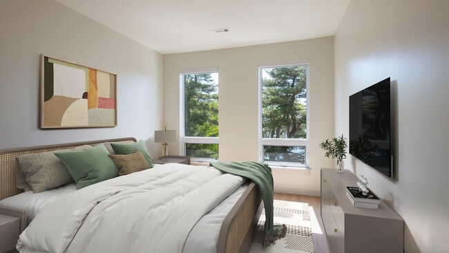 Bedroom with Hard Surface Flooring - The Basin