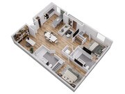 Cloud 9 - 2 BR, 2 BA - 1,037 Sqft