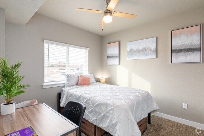 3BR, 2BA - 1048SF Bedroom 1 - Bighorn Landing