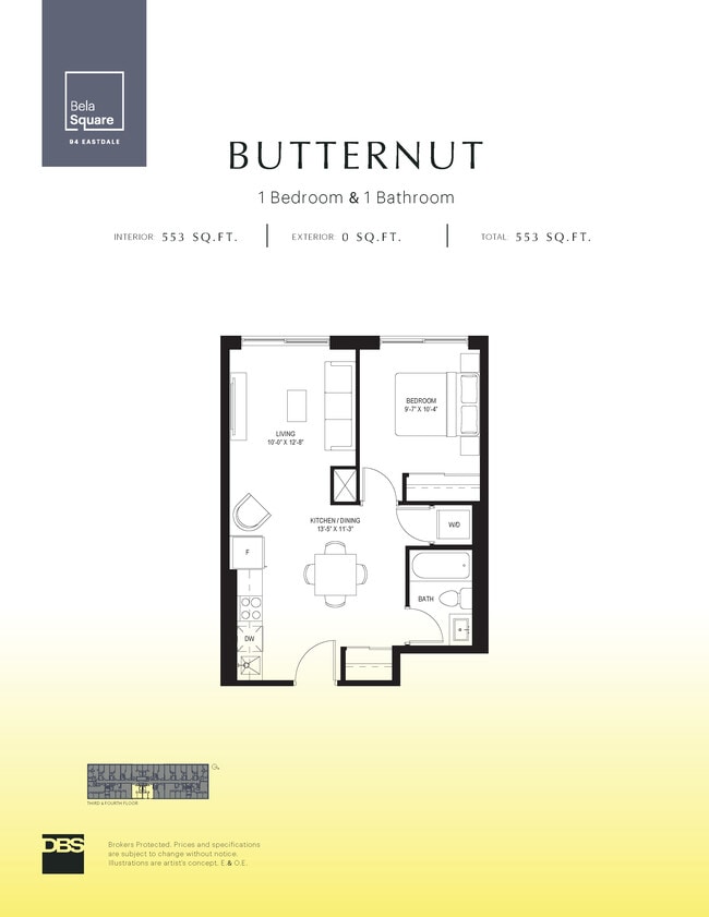 BUTTERNUT - Bela Square