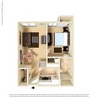 Medium 1 Bed 1 Bath