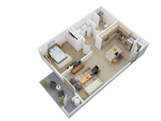 A1 Barrier Free Floor Plan