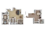 4 Bed, 3 Bath Loft