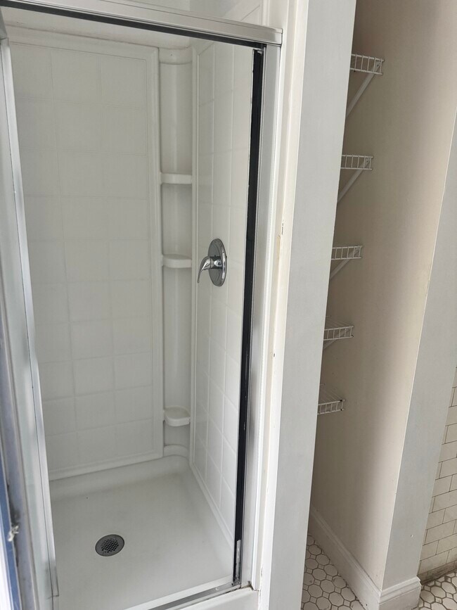 Glass shower - 3137 N Calvert St Unit 2