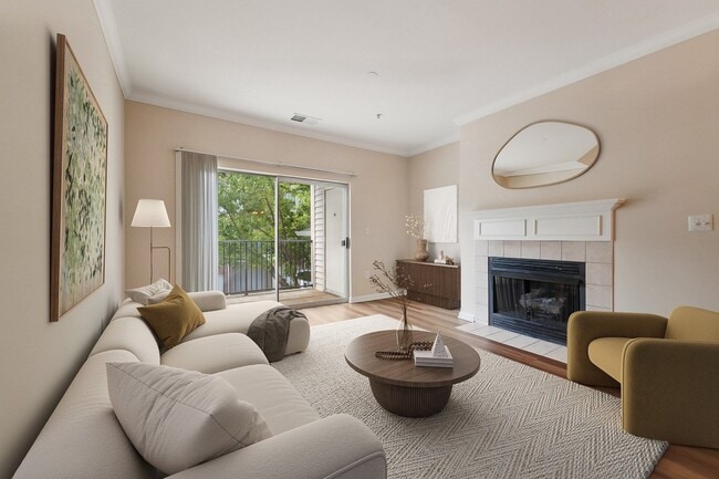 Cozy Living Room with Optional Fireplaces - Annapolis Bay
