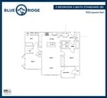 2 Bedroom 2 Bath Standard (A)