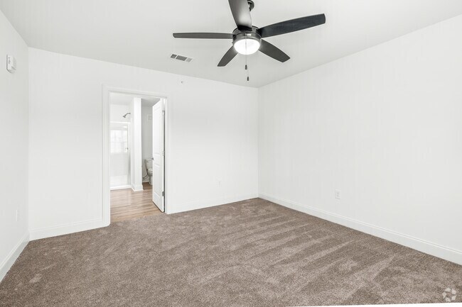 2BR, 2BA Study - 1,622SF Bedroom