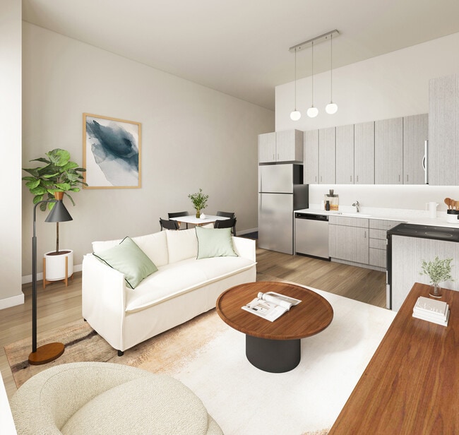 1 Bedroom Living - 740 North by 3L Living Apartments