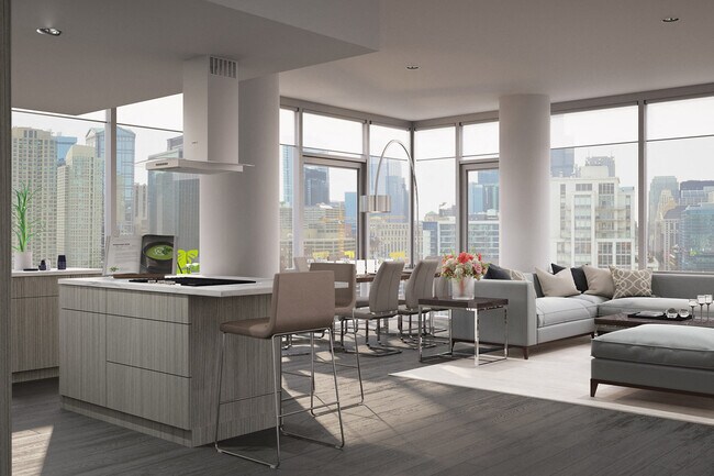 Open-concept floor plans inspire design flexibility
