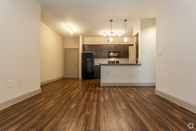 Living Room, Dining Room, and Kitchen