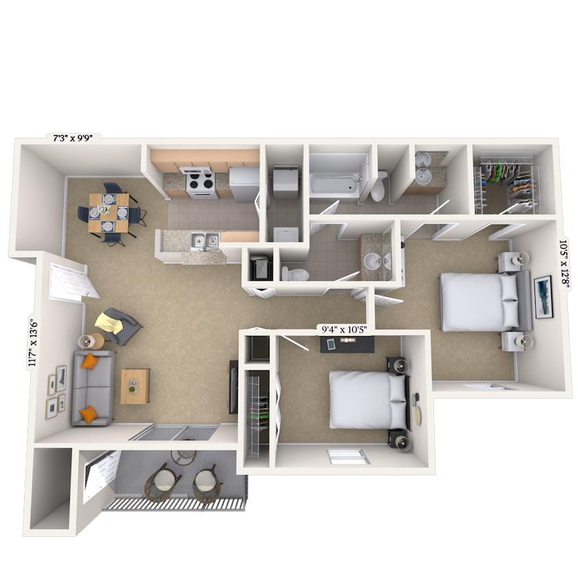 Floor Plan - The Rosewood
