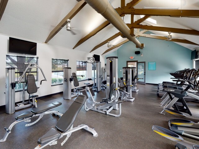 Stay active with our fully equipped, modern fitness center at The Preserve at Tuscaloosa.