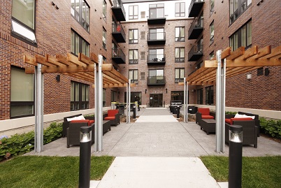 Courtyard - The Elysian Apartments