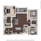 3 habitaciones, 2 baños, C1