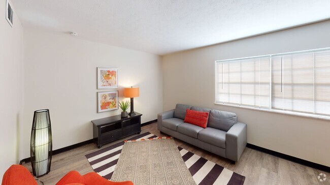 2 Bedroom Living Room - Bexley Commons Rental