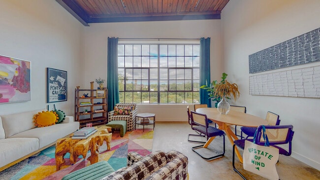 Open Living and Dining Space