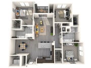 3 bedroom floorplan