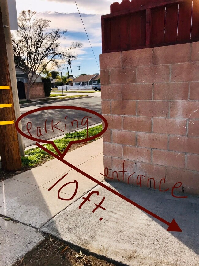 Lots of parking seconds away from unit - 10500 Hayvenhurst Ave