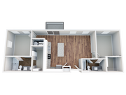 StateHouse Highline on 9th Magriette II 3D Unfurnished