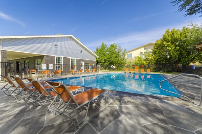 Swimming Pool, deck and lounge chairs