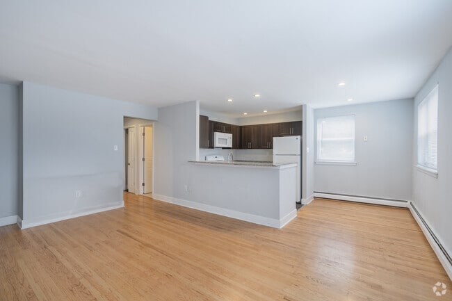 2BR, 1BA - 1060SF Living Room - Ambler Lofts