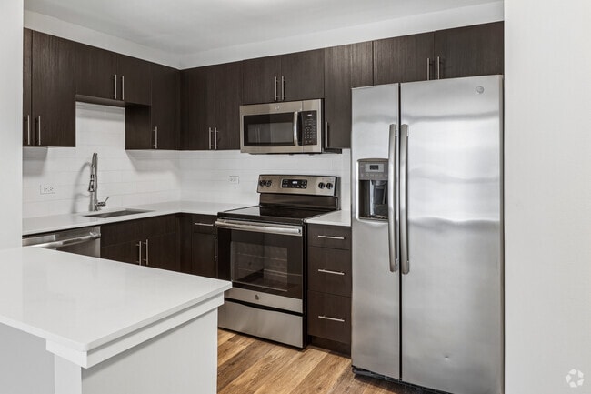Convertible, 1BA - 650SF - Kitchen