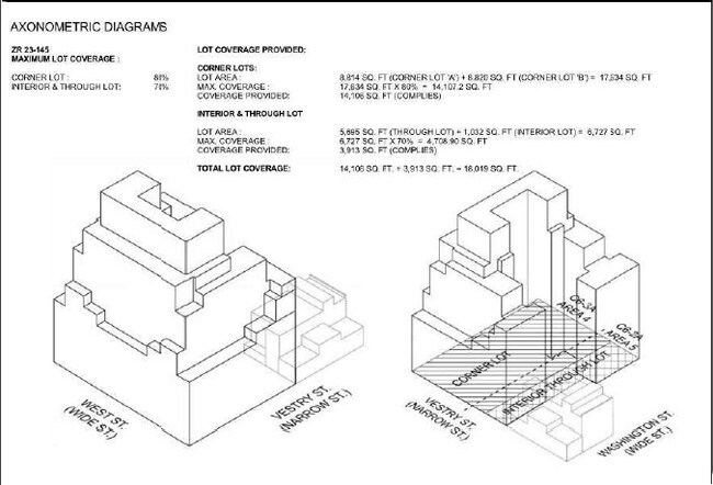 Axonometric Diagram - 70 Vestry St