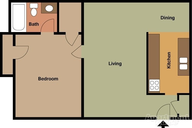 One bedroom one bath
