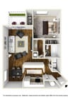 A2 floor plan Chazal Scottsdale
