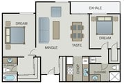 2BR/2BA