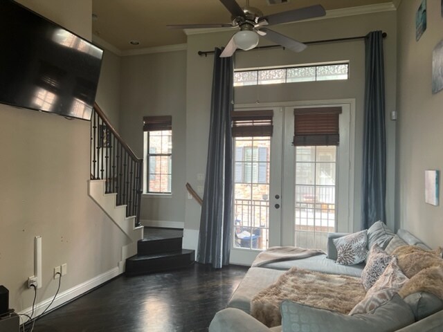 Living room with 55"+ smart TV - 2352 Camden Dr Townhome