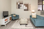 2 BR, 1 BA 1200SF Apt #1 Living Room