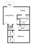 1BR/1BA