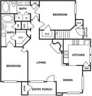 2BR/2BA