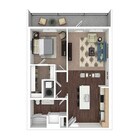 A2 3D Floor Plan Style 3