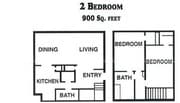 2BR/1.5BA
