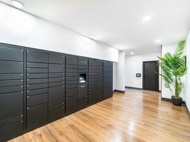 Secure package lockers at Modera Higley Commons, offering a streamlined solution for convenient deliveries and everyday ease.