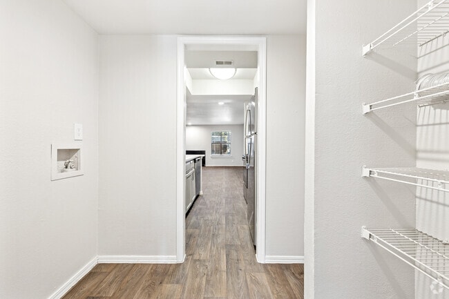 2BR, 2BA -1,000SF - Laundry Room and Pantry