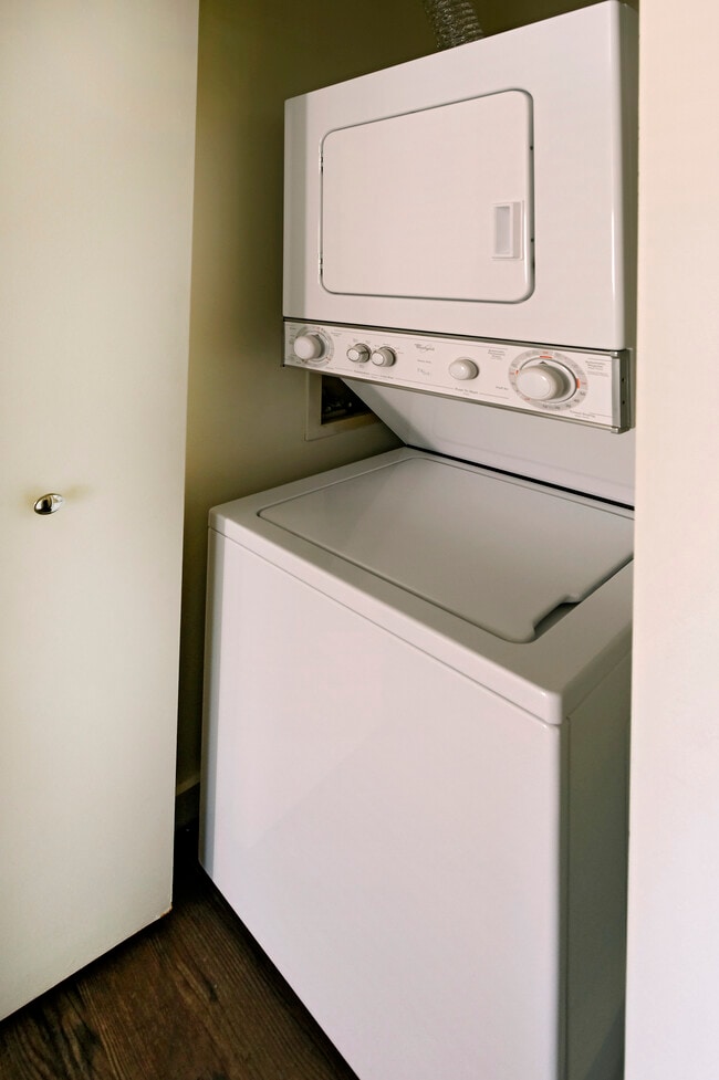In-unit washer and dryer