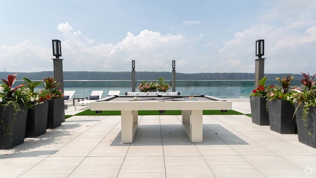 Roof Deck Pool Table