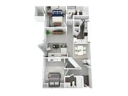 2 Bed, 2 Bath + Patio