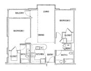 2BR/2BA