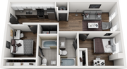 Signature 1909 2x2 Frisco B Floor Plan