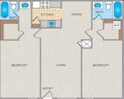 2BR/2BA