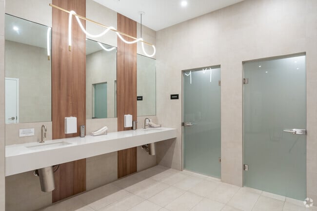 Fitness Center Showers - Liberties Walk and Townhomes