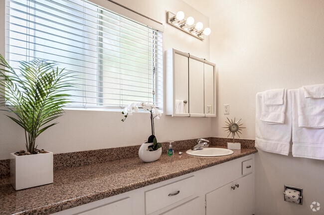 1BR, 1BA Bathroom - Glenwood Garden Apartments